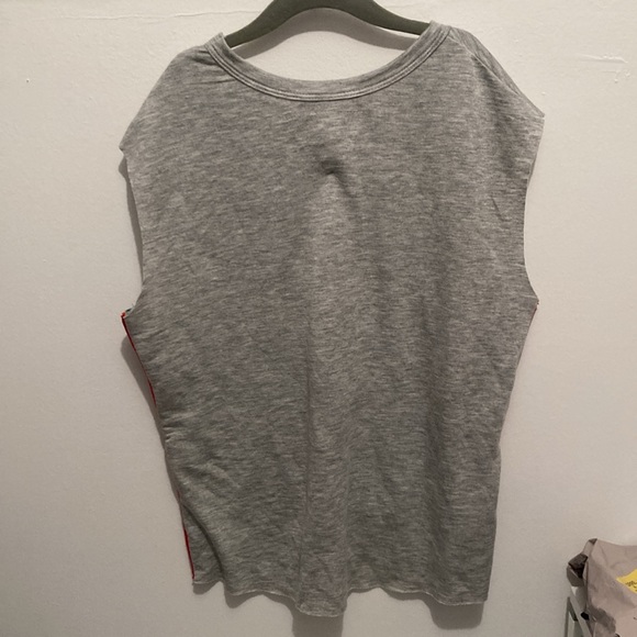 T2Love size 14 girls tank top with rainbow details on sides. NWT, super soft - Picture 3 of 4